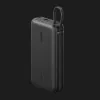 Зарядний пристрій Power Bank Belkin 20000мАh, 45W, з інтегрованим кабелем USB-C (Black)