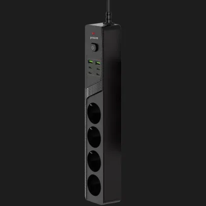 Сетевой фильтр Proove Power Strip P-04C (4 розетки + 2 USB + 4 Type-C) 3М Ивано-Франковске