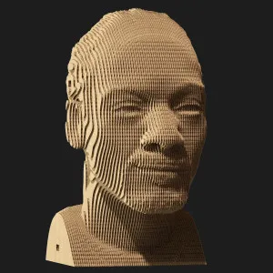 Картонный 3D пазл-конструктор Cartonic Снуп Догг (Snoop Dogg) (CARTMSND)