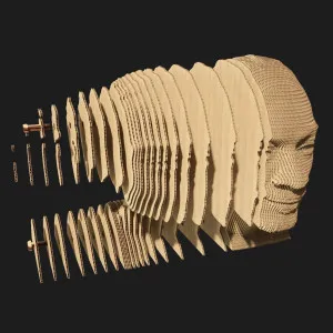 Картонный 3D пазл-конструктор Cartonic Снуп Догг (Snoop Dogg) (CARTMSND)