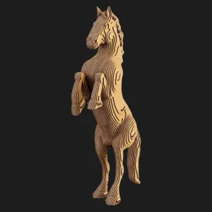 Картонный 3D-пазл-конструктор Cartonic Лошадь (Horse) (CARTHORSE)