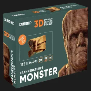 Картонный 3D-пазл-конструктор Cartonic Чудовище Франкенштейна (Frankenstein’s monster) (CARTFRANK)