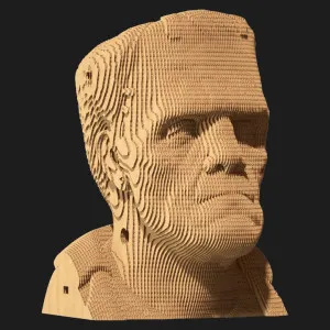 Картонный 3D-пазл-конструктор Cartonic Чудовище Франкенштейна (Frankenstein’s monster) (CARTFRANK)