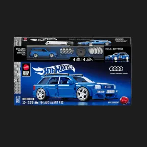 Коллекционная машинка-конструктор Mattel Brick Shop Speed ​​— Audi (JGR28) (Blue)