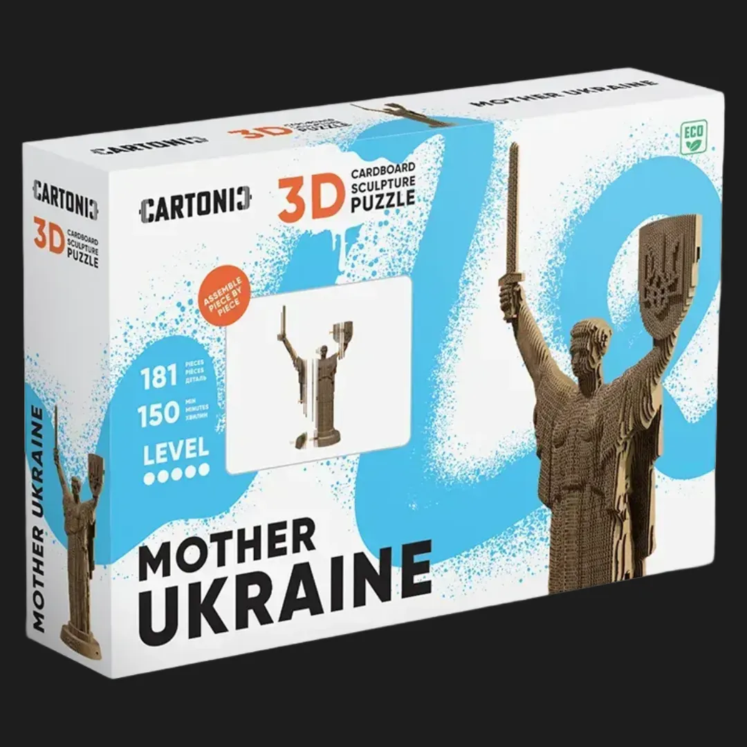 Картонний 3D пазл-конструктор Cartonic Батьківщина-Мати (Україна) (Mother Ukraine) (CARTMOTHER)