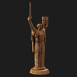 Картонный 3D-пазл-конструктор Cartonic Родина-Мать (Украина) (Mother Ukraine) (CARTMOTHER)