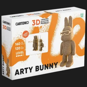 Картонний 3D пазл-конструктор Cartonic Arty Bunny (CARTARTBUNN)