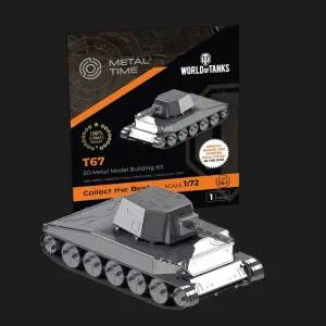 Колекційна модель-конструктор Metal Time World of Tanks танк T67 (MT066)