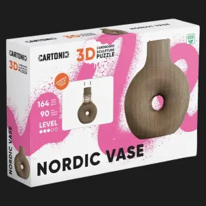 Картонний 3D пазл-конструктор Cartonic Nordic Vase (CARTVASEN)
