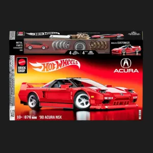 Коллекционная машинка-конструктор Mattel Brick Shop Elite ​​— Acura (JFT17) (Red)
