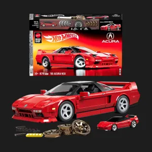 Коллекционная машинка-конструктор Mattel Brick Shop Elite ​​— Acura (JFT17) (Red)