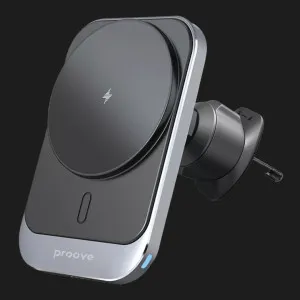 Автомобільний тримач з бездротовим зарядним пристроєм Proove Square Magnetic Pro 15W у Луцьк