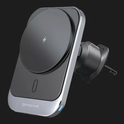Автомобільний тримач з бездротовим зарядним пристроєм Proove Square Magnetic Pro 15W Івано-Франківську