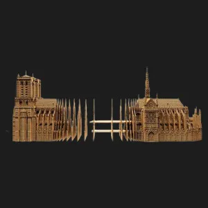 Картонный 3D-пазл-конструктор Cartonic Нотр-Дам-де-Пари (Париж) (Notre-Dame de Paris) (CARTNOTRE)