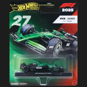 Коллекционный болид Mattel Hot Wheels Formula 1 Sauber Nico Hulkenberg #27 (JKD84)