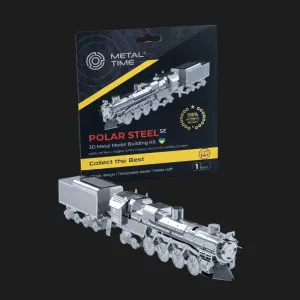 Колекційна модель-конструктор Metal Time Polar Steel SE Magic Express Train Полярний експрес (MT082)