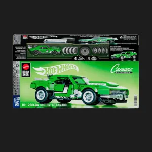 Коллекционная машинка-конструктор Mattel Brick Shop Speed ​​— Camaro (JFT16) (Green)