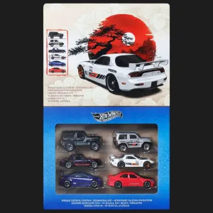 Тематический набор машинок Mattel Hot Wheels Дорогами Японии (JLB23)