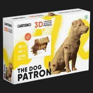 Картонный 3D-пазл-конструктор Cartonic «Собака Патрон» (Patron the dog) (CARTPATR)