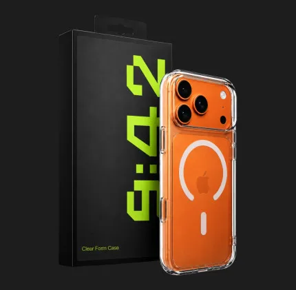 Чохол 9:42 для iPhone 17 Pro / 18 Pro (Clear Form)