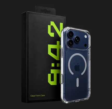 Чохол 9:42 для iPhone 17 Pro Max / 18 Pro Max (Clear Form)