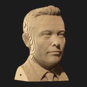 Картонний 3D пазл-конструктор Cartonic Elon (CARTMELN)