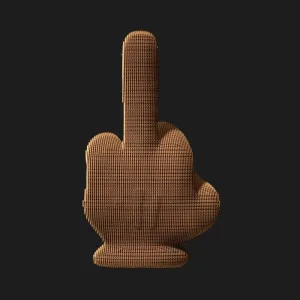 Картонний 3D пазл-конструктор Cartonic F*ck (CARTFUC)