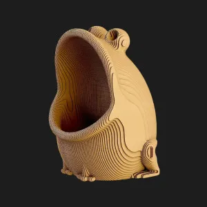 Картонный 3D-пазл-конструктор Cartonic Лягушонок (Froggy) (CARTFROGHOL)