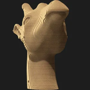 Картонный 3D-пазл-конструктор Cartonic Жирафа (Giraffe) (CARTGIR)