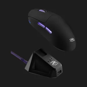 Беспроводная игровая мышь Proove Gaming Superfight Wireless with charging dock (Black/Purple) (WMSW00122001) в Дрогобыче