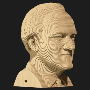 Картонный 3D пазл-конструктор Cartonic Квентин Тарантино (Quentin) (CARTMQTR)