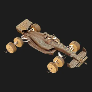 Картонний 3D пазл-конструктор Cartonic Racing Car (CARTRAC)