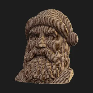 Картонный 3D пазл-конструктор Cartonic Санта-Клаус (Santa Claus) (CARTSANTA)