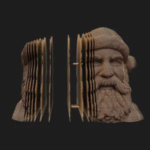 Картонный 3D пазл-конструктор Cartonic Санта-Клаус (Santa Claus) (CARTSANTA)