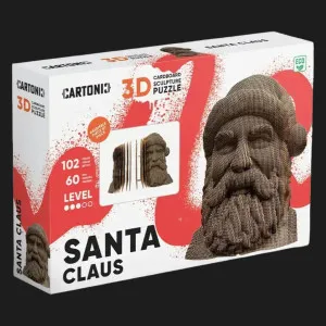Картонный 3D пазл-конструктор Cartonic Санта-Клаус (Santa Claus) (CARTSANTA)