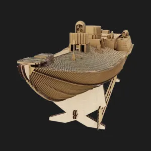 Картонный 3D пазл-конструктор Cartonic Морской дрон (Sea baby drone) (CARTSEABABY)