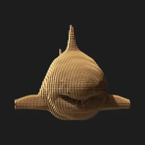 Картонний 3D пазл-конструктор Cartonic Акула (Shark) (CARTSHARK)