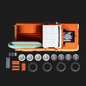 Коллекционная машинка-конструктор Mattel Brick Shop Elite ​​— Chevy (JFT20) (Orange)