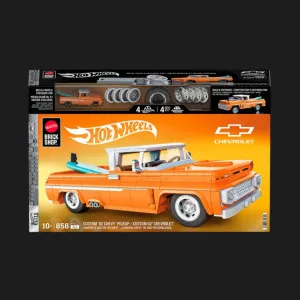 Коллекционная машинка-конструктор Mattel Brick Shop Elite ​​— Chevy (JFT20) (Orange)