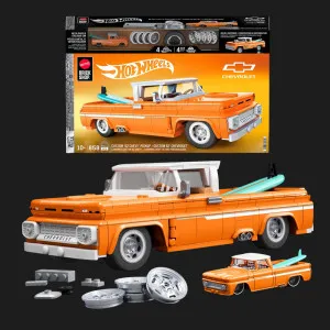 Коллекционная машинка-конструктор Mattel Brick Shop Elite ​​— Chevy (JFT20) (Orange)
