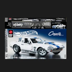 Коллекционная машинка-конструктор Mattel Brick Shop Elite ​​— Corvette Grand Sport (JGR31) (White)