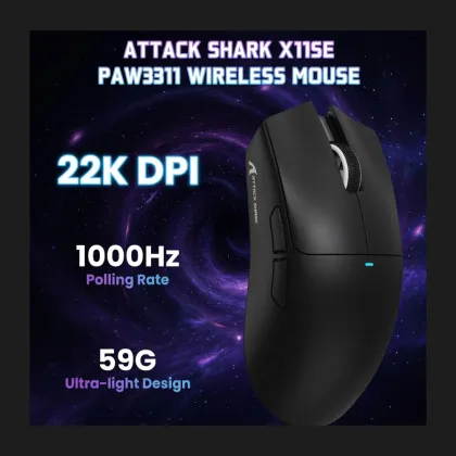 Игровая мышь Attack Shark X11SE (Black) (UA)