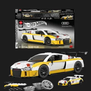 Коллекционная машинка-конструктор Mattel Brick Shop Elite ​​— Audi R8 LMS (JFT18) 
