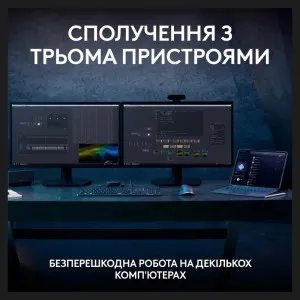 Ігрова клавіатура Logitech MX Keys S Wireless (920-011593) (Graphite) (UA)