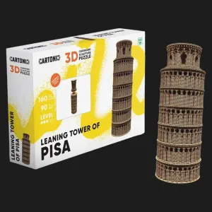 Картонный 3D-пазл-конструктор Cartonic Пизанская башня (Leaning tower of Pisa) (CARTPISA)