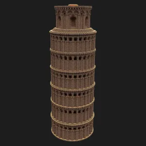 Картонный 3D-пазл-конструктор Cartonic Пизанская башня (Leaning tower of Pisa) (CARTPISA)