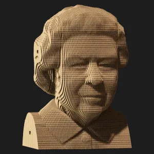 Картонный 3D-пазл-конструктор Cartonic Королева Елизавета II (Queen) (CARTMQUN)