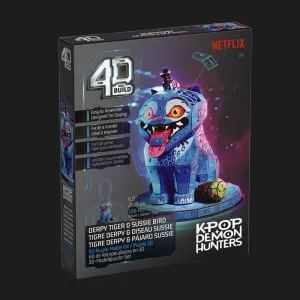 Пазл для створення 3D-моделі 4D Build Кейпоп-мисливиці на демонів — тигр Дерпі та сорока Сюзі (SM47184/6077589)
