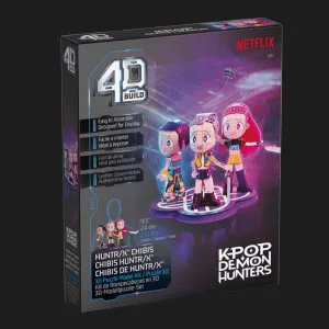 Пазл для створення 3D-моделі 4D Build Кейпоп-мисливиці на демонів — гурт Хантрікс (SM47184/6078016)