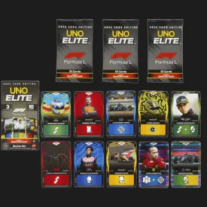Доповнення до настільної гри Mattel Games UNO Elite F1 (Formula one) (JLV43)